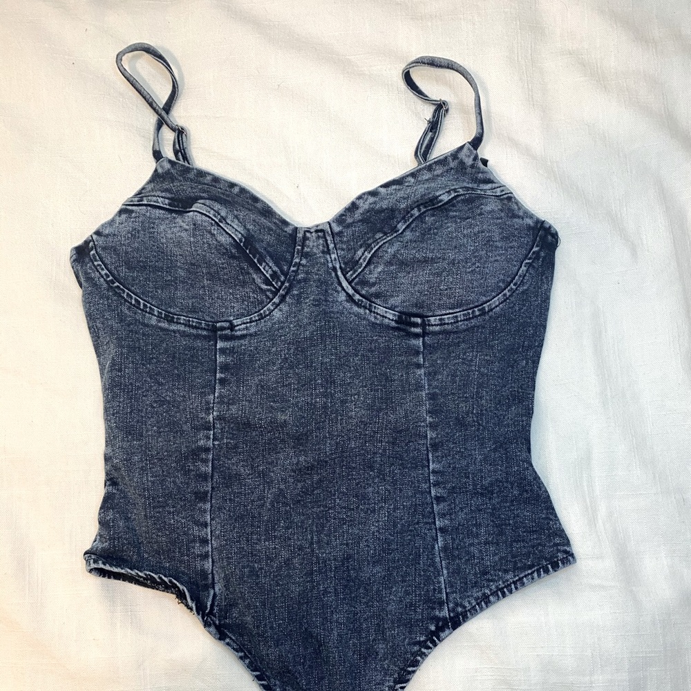 Denim Body Suit